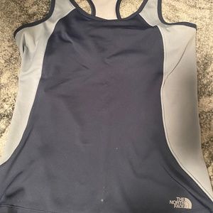 North face blue tank